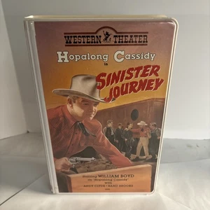 HOPALONG CASSIDY SINISTER JOURNEY CLAMSHELL VHS: BUENA VISTA - Bild 1 von 7