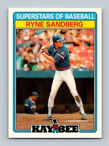1987 Topps Kay-Bee Superstars of Baseball #28 Ryne Sandberg Chicago Cubs - Picture 1 of 2