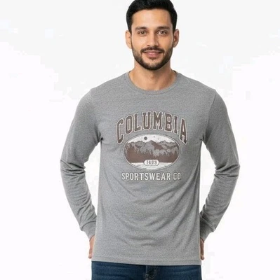 Columbia Men's Size XXL Logo Graphic Long-Sleeve T-Shirt - Image 1 of 4
