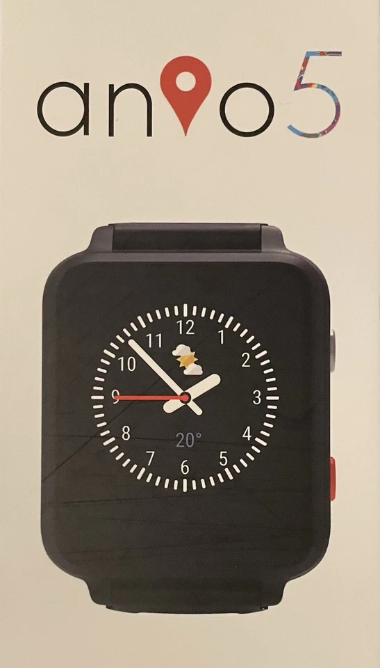 ANIO 5 - Telefon Uhr für Kinder, Schulmodus, SOS Funktion, GPS, WLAN - Bild 1 von 4