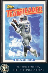 Barry Sanders 1993 Topps Team Leader #174 Detroit Lions - Imagen 1 de 2