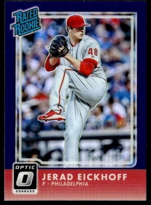 2016 Donruss Optic Jerad Eickhoff Philadelphia Phillies #63 - Image 1 of 2