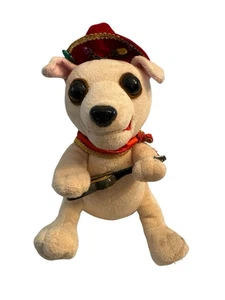 Gemmy Singing Christmas Chihuahua Plush Dog Puppy Holidays - Picture 1 of 3
