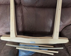 Clair de Luna Wooden Rocking Stand for Moses Basket Excellent Condition No Box - Picture 1 of 8