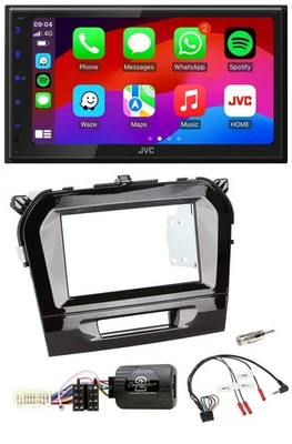 JVC Bluetooth 2DIN Lenkrad DAB USB Autoradio für Suzuki Vitara ab 2015 - Bild 1 von 4
