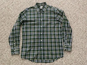 Herren Lacoste Knopfleiste grün kariert Langarm 100% Baumwolle Gr. 40 (Medium) M - Bild 1 von 12
