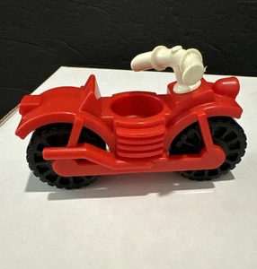 Fisher Price Little People rojo moto cámper 992 994 pieza repuesto juguete - Imagen 1 de 8