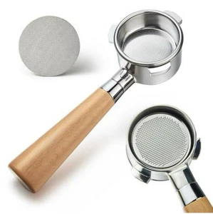 Portafiltro sin fondo 54 mm con cesta de filtro y pantalla de disco, arce, para Breville - Imagen 1 de 9
