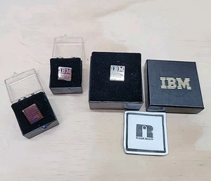 LOTE de prendedores de solapa rellenos de oro 1/10 de IBM Symposio/Conferencia de colección - Imagen 1 de 8