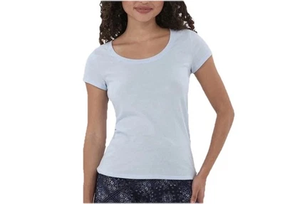 Camiseta de mujer No Boundaries talla XS (0-2) cuello redondo con manga corta azul  Foto 1 de 4