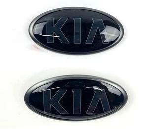 2pcs Front Hood & Tailgate emblem for 2017-2022 KIA Sportage (original parts) - Picture 1 of 2