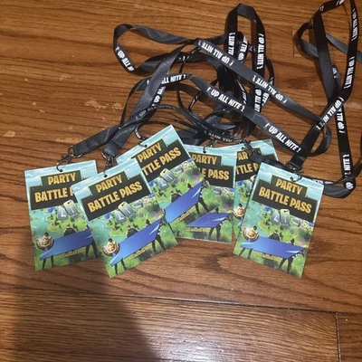 Упаковка из 6 ремешков Battle Royale VIP-вечеринка боевой пропуск - Fortnite лот из 6 - Изображение 1 из 3