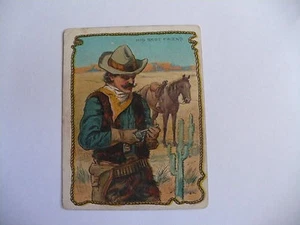 TABAKKARTEN HASSAN KORKSPITZE ZIGARETTEN COWBOY SERIE SEIN BESTER FREUND - Bild 1 von 1