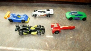 LOT 5 VINTAGE Hot Wheels DIECAST Race Sports Cars-Dragster,Racing, - Picture 1 of 4