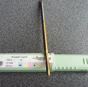 ¡VENTA! PROTOTIPO WALTER PROTOTEX X-PERT P P2031035-M4 ISO 2/6H TALADRO ROSCADO - Imagen 1 de 2