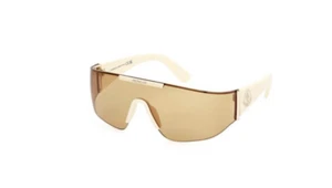 Authentische Moncler Sonnenbrille ML0247 25E beige mit braunen Gläsern "NEU" 0mm - Bild 1 von 4