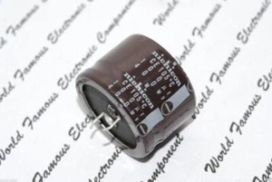 1pcs - NICHICON 100uF(100µF) 400V Radial Snap-In Capacitor - CE 105C - Picture 1 of 6