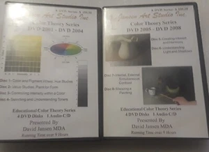 8 DVDs + 2 Audio CDs (2001-2008) Various Instructional Art David Jansen MDA - Imagen 1 de 8