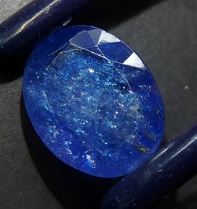 Twinkling Tanzanite gemstone - faceted natural blue Tanzanite 14.15 CTS - Picture 1 of 10