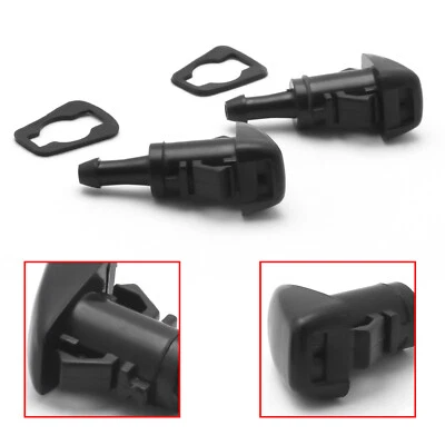 2x Boquillas de agua para lavadora de parabrisas aptas para Chrysler Dodge Charger Ram 1500 Foto 1 de 4