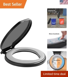 5 Gallon with 270°Rotatable Lid, Luggable Loo Camping Toilet Seat for Adults ... - Picture 1 of 10