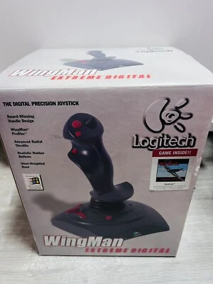 Vintage Logitech Wingman Extreme Digital 3D Joystick In Original Box EUC - Image 1 of 4