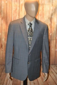 Brooks Brothers Men Madison Ethomas Wool Cashmere Plaid Sports Coat Sz 41L - Picture 1 of 14