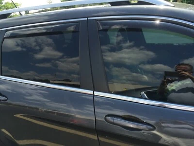 VOLKSWAGEN TOUAREG PROTECTORES DE LLUVIA EN CANAL DEFLECTORES DE VIENTO 2003-2010 (JUEGO COMPLETO) Foto 1 de 2