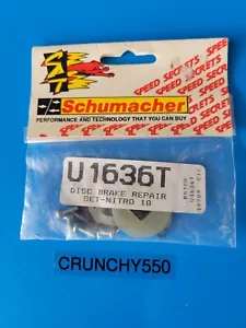 Schumacher U1636T Disc Brake Repair Set Nitro - 10 Vintage RC Part - Picture 1 of 3