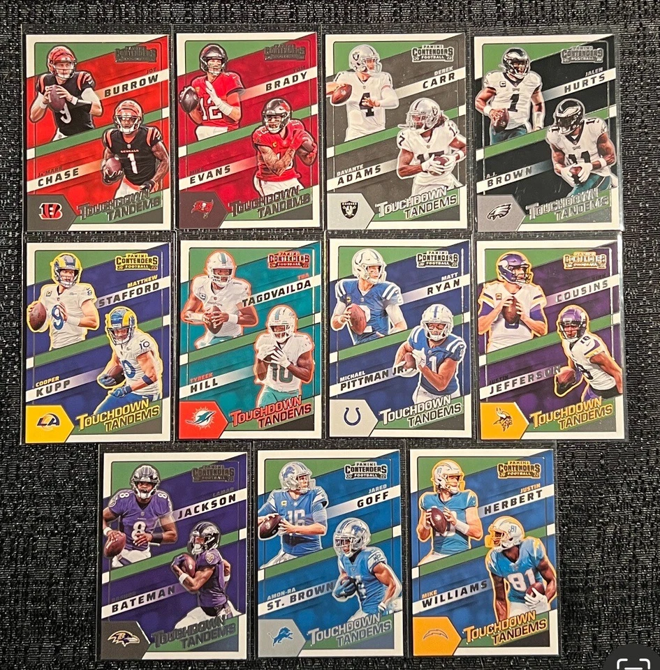 2022 Panini Contenders Touchdown Tandems Insert Complete Your Set You Pick Card - Image 1 of 1