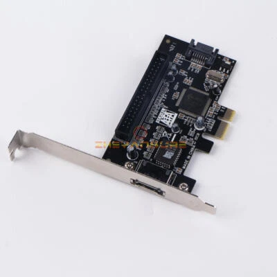 2 Port SATA II 2.0 RAID & 1 IDE 3.5" to PCI-E PCI Express Adapter Converter Card - Image 1 of 4
