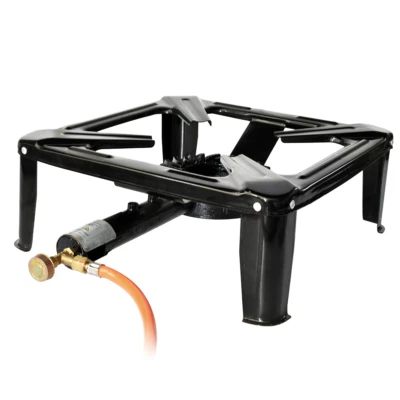 Hockerkocher K02 Gaskocher Gasbrenner für Wok, Camping, Outdoor, Kochen 8 kW  - Bild 1 von 4