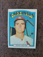 1972 TOPPS Baseball Steve Carlton #55 - Philadelphia Phillies Legend #1