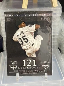2007 Topps Moments & Milestones Dontrelle Willis /29 #85 Florida Marlins - Bild 1 von 2