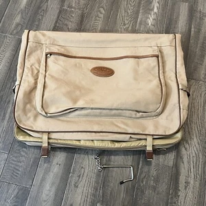 Ford Eddie Bauer Edition Garment Bag Canvas Leather - Picture 1 of 6
