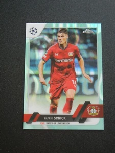 2022-23 Topps Chrome UCC Aqua Lava Refractor #190 Patrik Schick Leverkusen - Bild 1 von 3