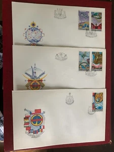 CZECHOSLOVAKIA 1984 FDC x 3 INTERCOSMOS SPACE PROGRAM SATELLITES - Picture 1 of 1