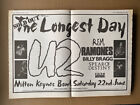 U2 Rem Ramones Milton Keynes Poster Sized Original Music Press Double Page Ad