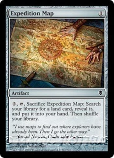 MTG - EXPEDITION MAP - Zendikar(C) - Image 1 of 1