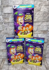 SCHOKOLADE GLÜCKSBRINGER LIMITIERTE AUFLAGE HAUNTED MARSHMALLOWS FAMILIENGRÖSSE 3 STÜCK - Bild 1 von 14