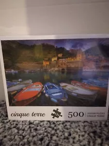 ConnectPuzz Cinque Terre 500 Piece Jigsaw Puzzle for Adults and Kids Vibrant... - Picture 1 of 4