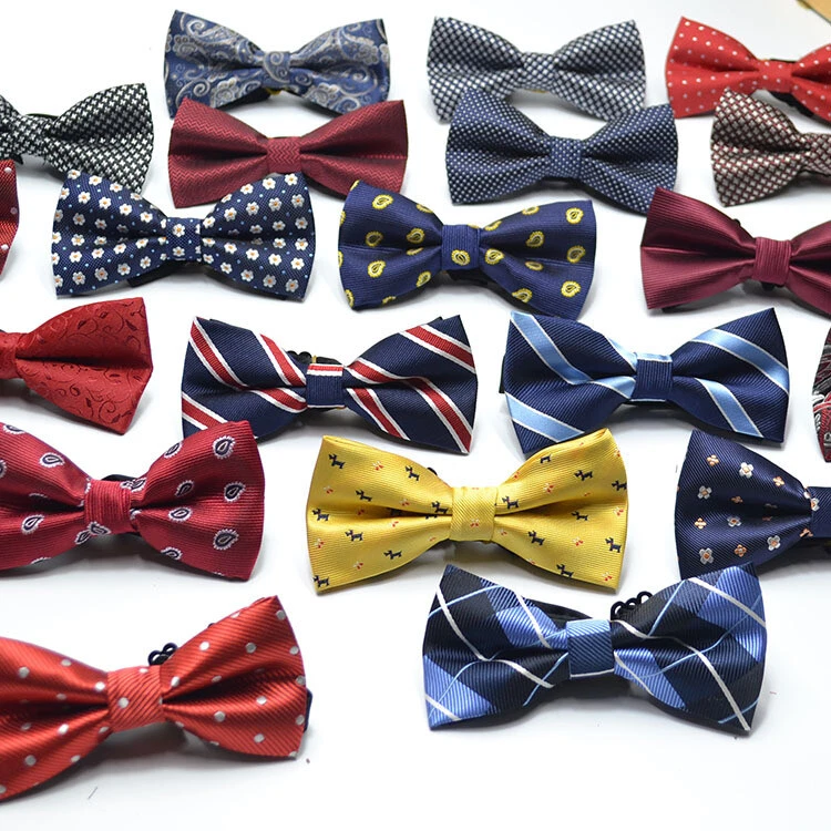 Herren Fliege Schlips Schleife Smoking Anzug Konfirmation bow tie gebunden - Bild 1 von 1