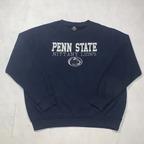 Vintage 90s Penn State Nittany Lions Embroidered Crewneck Sweatshirt size XL Cover