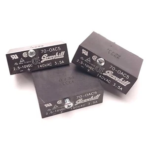 Lotto 3 Grayhill 70-OAC5A Modulo di controllo digitale uscita AC 240VAC 3.5A N.O. ZVT - Foto 1 di 4
