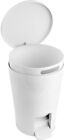 Pedal Bathroom Waste Bin With White 5 Litres