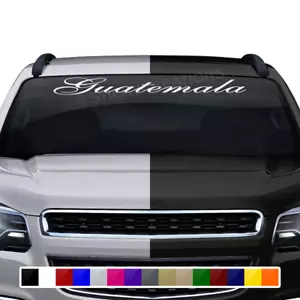 GUATEMALA Decal Sticker Windshield Window Vinyl Graphic Text Car Truck Vehicle - Foto 1 di 3