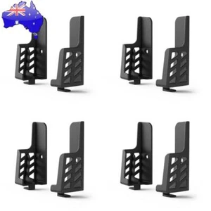 2pcs Adjustable Wall Mount Tablet Holder Universal Phone Frame Rack (Black) - Photo 1/12