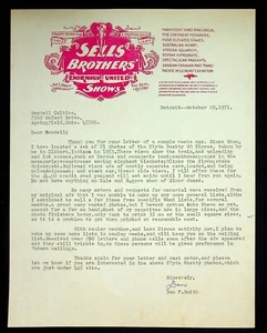 1971 enormes espectáculos de circo vintage oficial vende espectáculos - Imagen 1 de 1