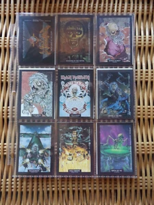 1991 BROCKUM ROCK CARDS MUSIC ART 16 Megadeth,  Iron  Maiden, Winger - Picture 1 of 2