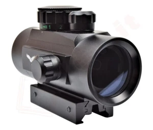 Red Dot Weaver 20mm Js-tactical 1X40 MIRINO OLOGRAFICOPER FUCILE SOFTAIR - Picture 1 of 2